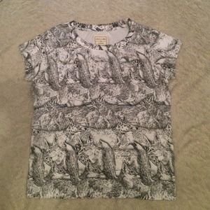 Coyote print shirt