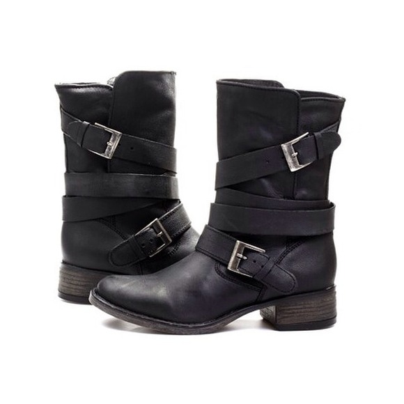 Steve Madden Brewzzer Genuine Leather Boots