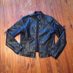 Kenneth Cole Reaction soft leather jacket