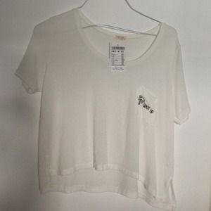 Shut Up Pocket Tee from brandy melville