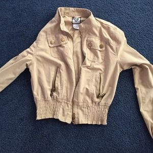 Tan blazer jacket