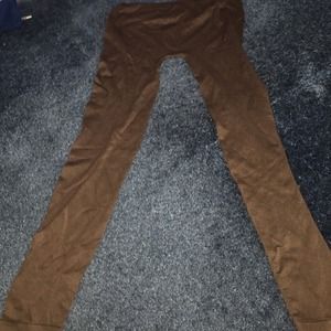 Brown leggings