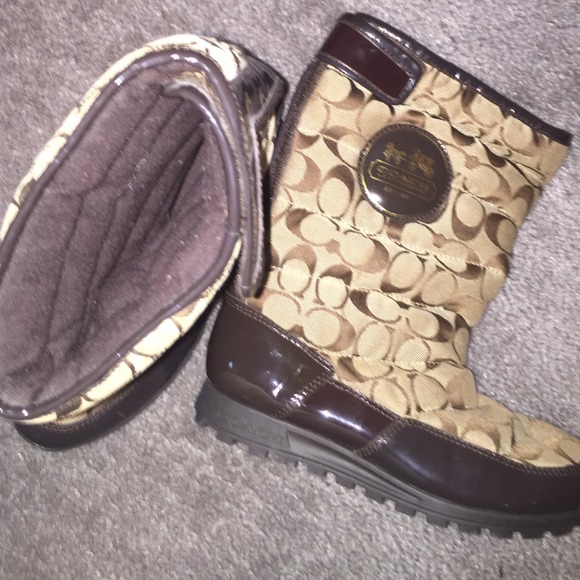 Coach snow boots. Brand new. - Picture 3 of 3
