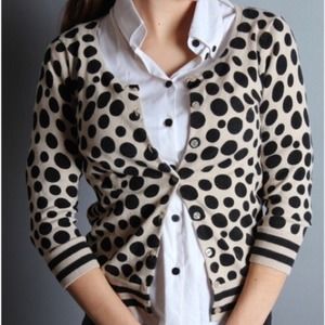 Polka dots cardigan  and aldo sandals💕🌻