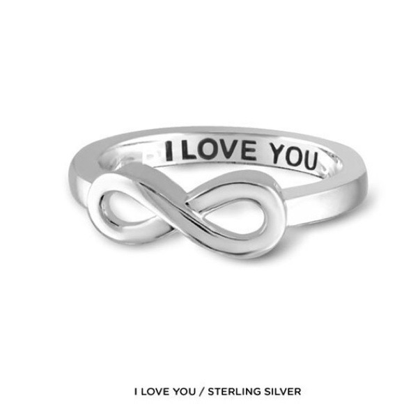 Jewelry - ️NWT Engraved Sterling Silver Infinity Ring