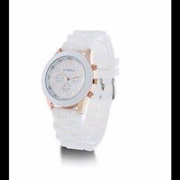 Geneva Silicone Jelly Gel Quartz Analog Watch
