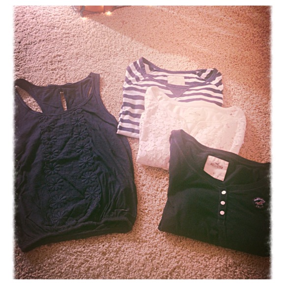 Hollister tops :) $6 each