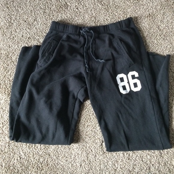 Pink sweat pants