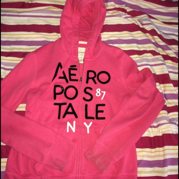 Aeropostale pink hoodie XL
