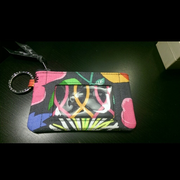 Vera Bradley Jazzy Blooms Zip ID Case