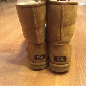 AUTHENTIC chestnut short Uggs, very good condition