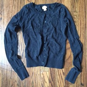 Black Target cardigan with pocket.