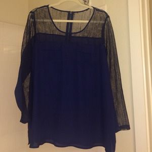 ✳️Forever 21 Plus navy blue tunic 2x