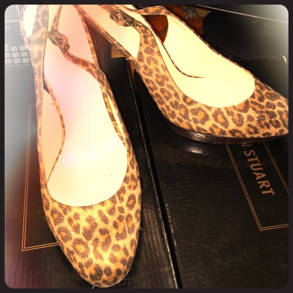Colin Stuart Cheetah Slingback