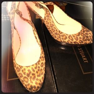 Colin Stuart Cheetah Slingback