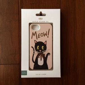 Rifle Paper Co. Meow iPhone 5/5s Inlay Case