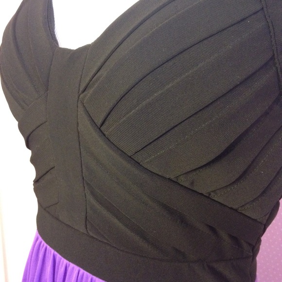 Hailey by Adrianna Papell High Low Dress. - Picture 3 of 4