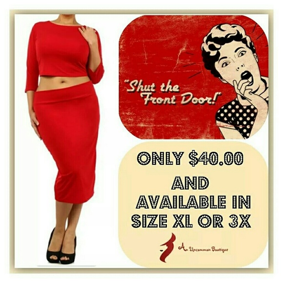 Dresses & Skirts - 2 Piece Red Light Special