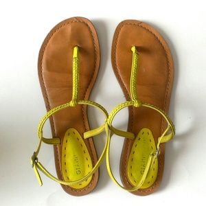 Yellow/Green Sandals