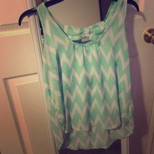 Turquoise top