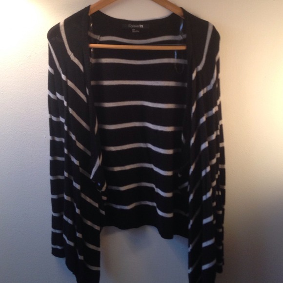 Forever 21 Striped Cardigan