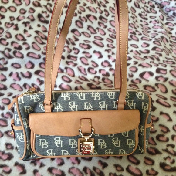 Grey Dooney & Bourke Shoulder Purse - Picture 2 of 4