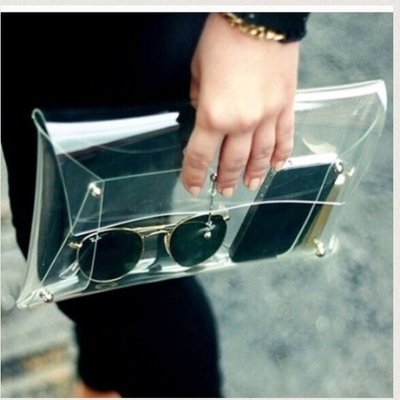 Thick Clear Clutch