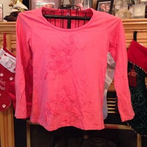 Kiara long sleeve top with embellishments