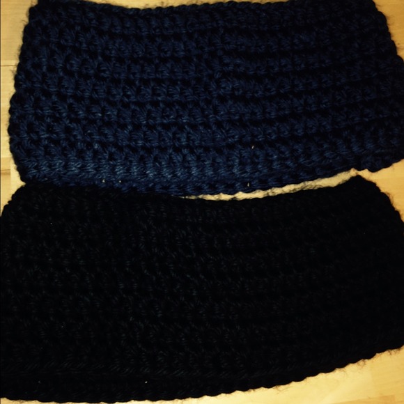 Two cowls. Black and navy blue!