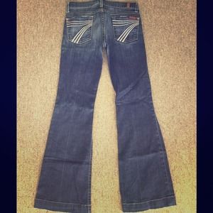 7 for All Mankind "Dojo" Denim Flare Jeans