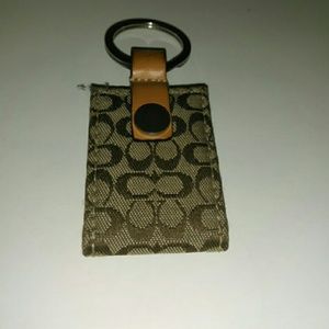 Coach keychain for pictures