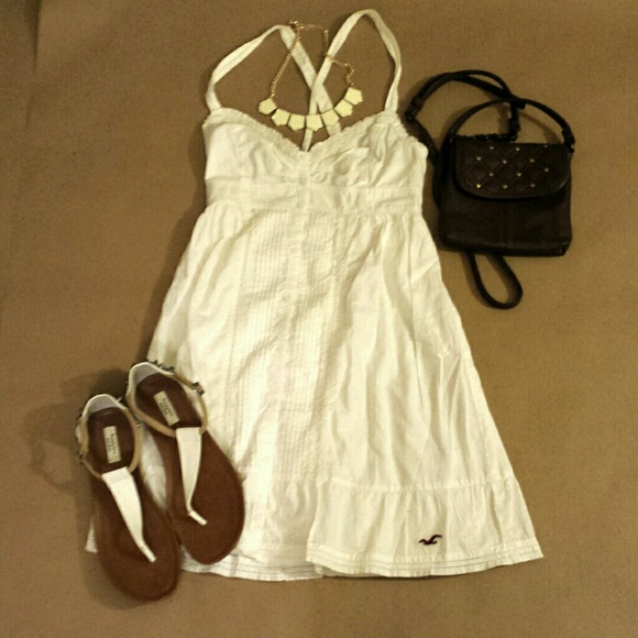 Hollister White Sundress