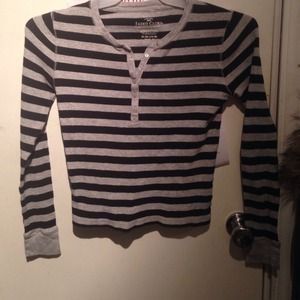 Long sleeved stripped shirt