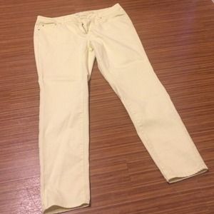 ✳️Forever 21 Plus yellow skinny jeans sz 16