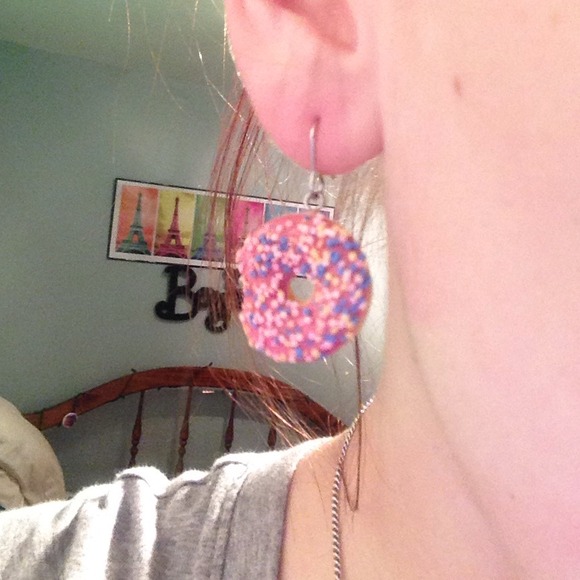 Donut earrings - Picture 1 of 3