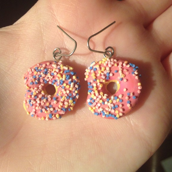 Donut earrings - Picture 2 of 3