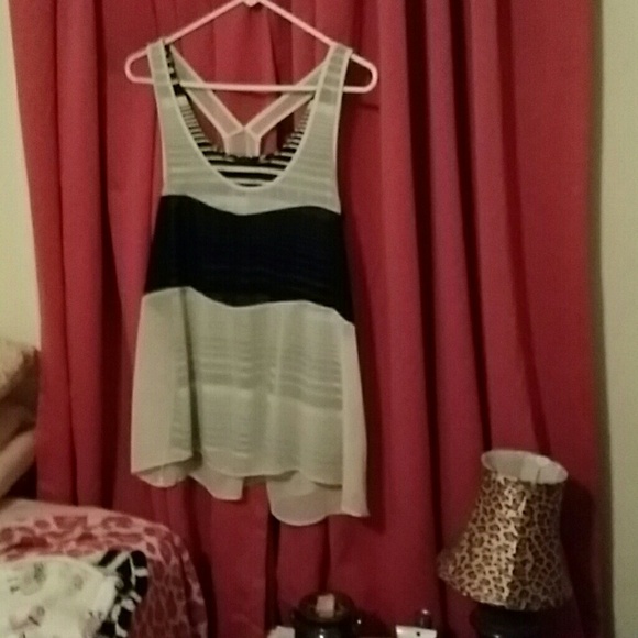 Shirt with tank over