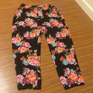 ✳️plus size floral harem pants sz 3x