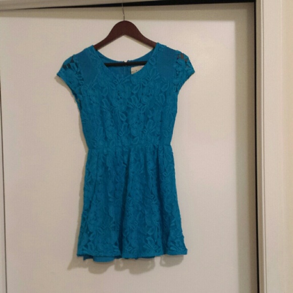 Blue Lace Urban Outfitters Dress - Picture 3 of 3