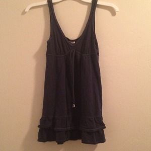 Abercrombie dark blue  top.