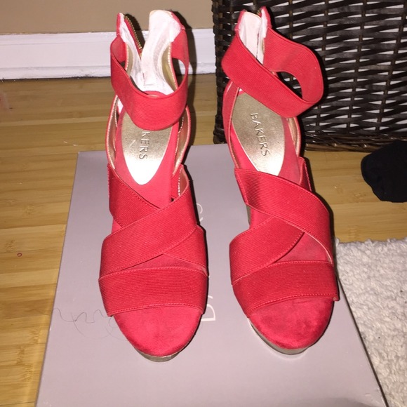 Bakers Shoes - Red heels