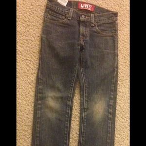 Boys Blue Denim 510 Super Skinny Jeans 8 Reg.