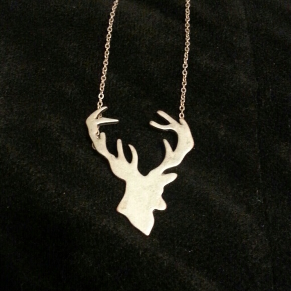 Forever 21 Jewelry Deer Head Necklace Poshmark