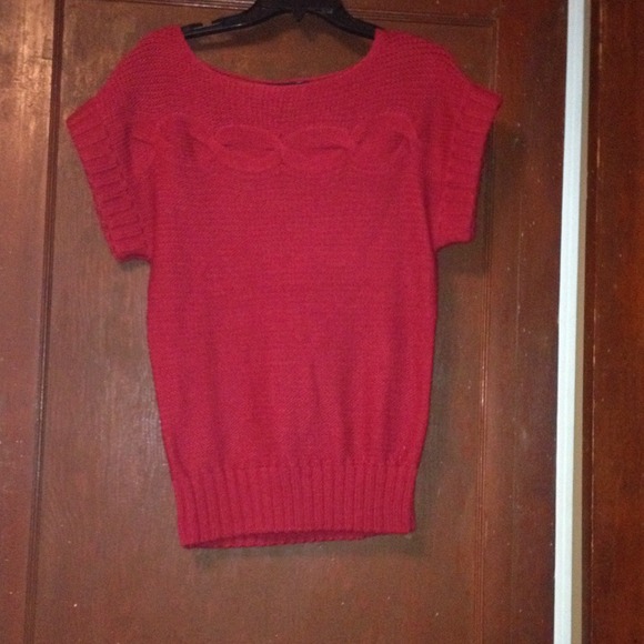 Red sweater from the Limited