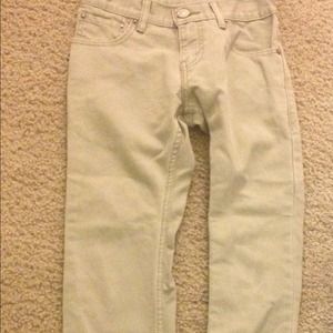 Boys Stone Color Skinny Levis size 8 Reg