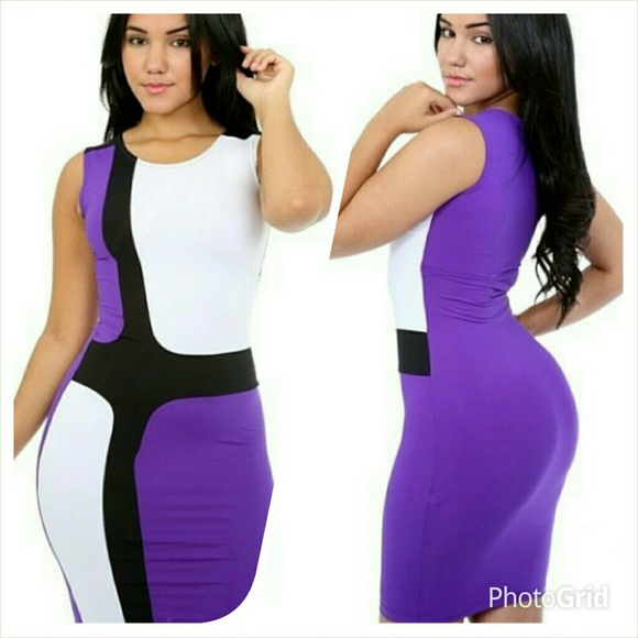 Color block dress