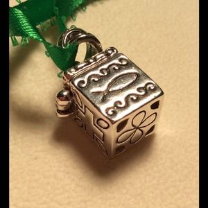 🎀925 Silver Antique Prayer Box Locket Pendant