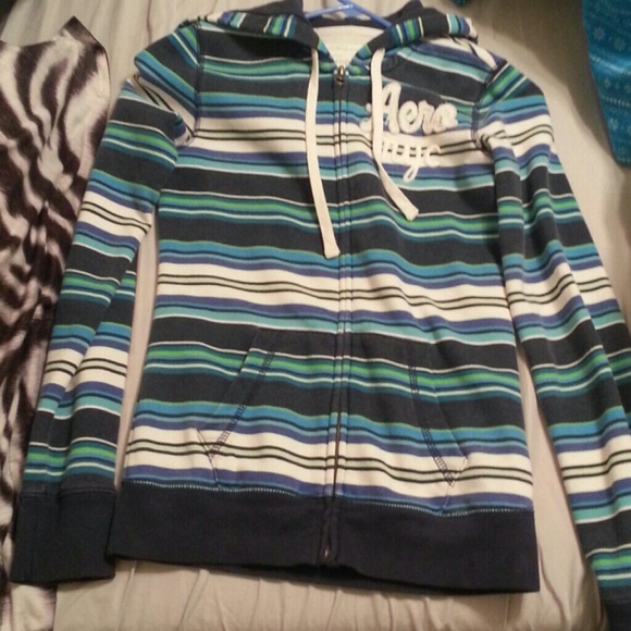 Aeropostale zip up jacket(: