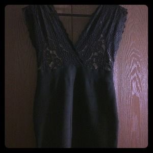 Bebe Lace Twofer Bandage Dress