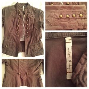 Willow and Clay Military Jacket